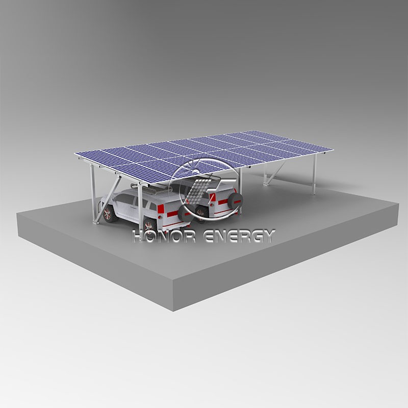 Alüminium IV tipli günəş carport montajı