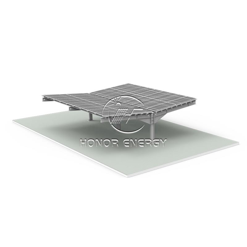 Cüt qanadlı günəş carport montajı
