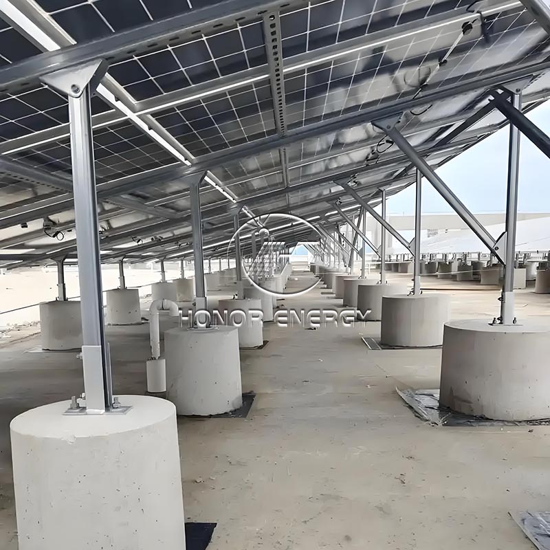 Beton polad günəş düz dam örtüyü