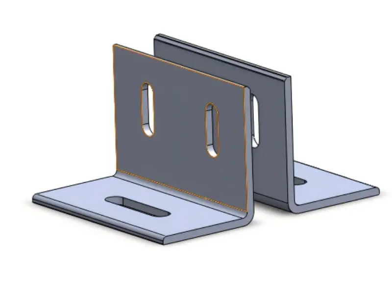 İki Delikli Polad Günəş Baza