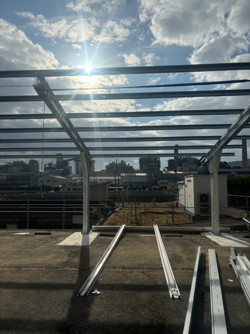Tək Sütunlu Günəş Carport