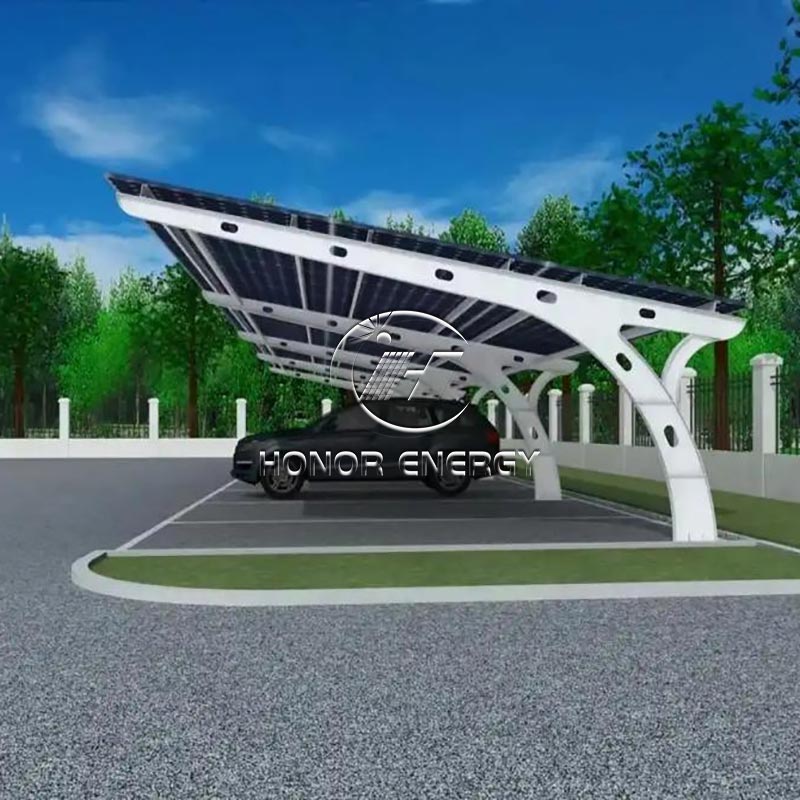 Polad y tipli günəş carport montajı